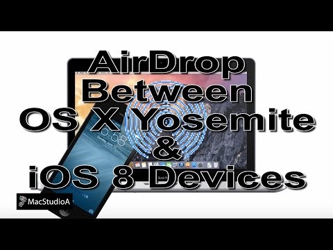 AirDrop Between Mac OS X Yosemite and iOS 8 Devices